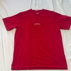 Red Supreme T Shirt